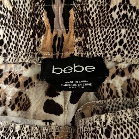 Bebe Animal Print Joggers - Picture 3 of 4